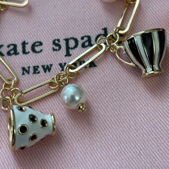 NWOT Kate spade teacup bracelet - Picture 5 of 5